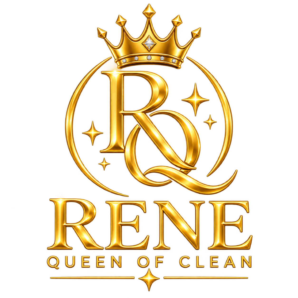 Rene' Queen of Clean logo